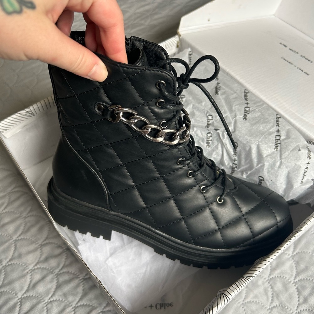 New combat boots